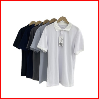 Áo thun nam polo cổ bẻ ngắn tay, áo phông nam vải cotton không nhăn không xù