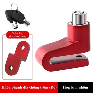 Khóa phanh đĩa xe máy chống trộm Bộ ổ khóa thắng đĩa an toàn cho xe máy Khóa chống trộm xe máy