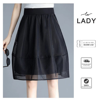 Chân Váy Organza La LADY - Với chất liệu thoáng mát, có lớp lót thoải mái cho các chị em phối đồ xinh vào hè này