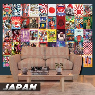 JAPAN - Set 50 Poster A4 dán tường trang trí decor quán nhà cửa chủ đề Nhật Bản - STICKER FACTORY