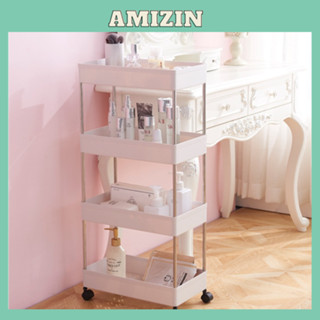 Kệ đựng đồ đa năng 3 tầng,4 tầng có bánh xe đẩy chuyên dụng cho spa, phòng tắm, bếp chất liệu inox cao cấp