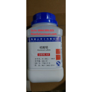 Chất Aluminium sulfate nhôm sunphat Al2(SO4)3 lọ 500g CAS 7784-31-8 phèn nhôm