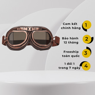Kính phi công gắn mũ bảo hiểm cao cấp 3/4 1/2,Fullface