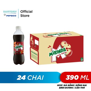   HỎA TỐC Thùng 24 Chai Nước Giải Khát Mirinda Xá Xị  390ml chai  