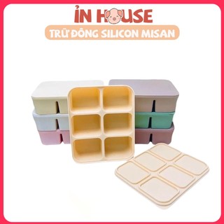 Khay trữ đông silicon cube Misan cao cấp trữ đông đồ ăn dặm cho bé