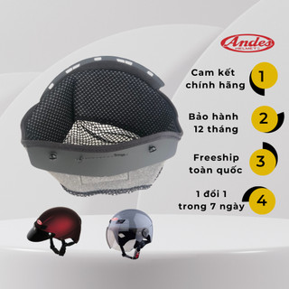 Lót thay nón bảo hiểm Andes 109 chính hãng màu đen