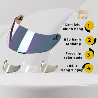 Kính thay gắn nón bảo hiểm fullface Royal m137 m138 m179 M266 Roc 03 05