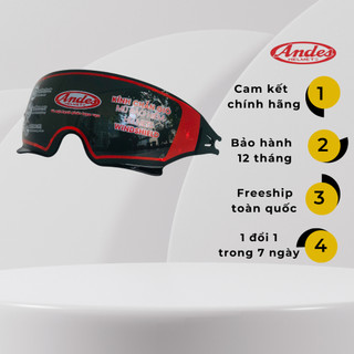 Kính thay thế nón bảo hiểm Andes kính âm 139