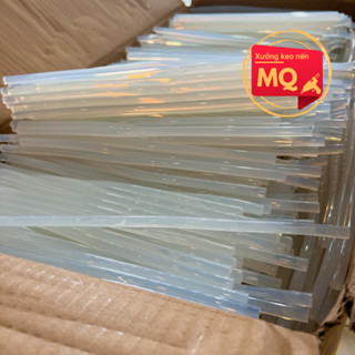 [Xưởng MQ]_Sỉ 500 cây, 1000 cây keo nến nhỏ (~10kg keo), keo nến silicon bé 7mm dùng cho súng bắn keo bé loại ~25cm