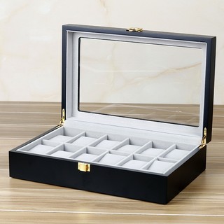 Hộp đựng đồng hồ nhiều ngăn cao cấp 2024