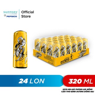 Thùng 24 Lon Nước Tăng Lực Sting Vàng (320ml/lon)