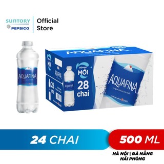 Thùng 28 Chai Nước tinh khiết Aquafina (500ml/chai)