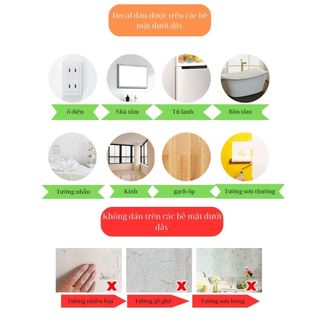 Decal dán tường chữ tiếng anh