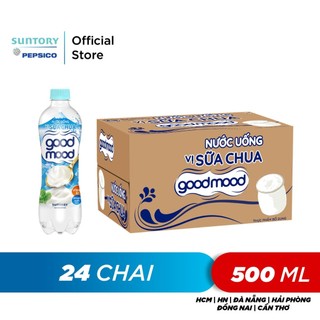 Thùng 24 Chai Nước Uống Vị Sữa Chua Goodmood (450ml/chai)