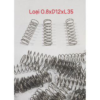 Lò xo inox d6, d9, d12mm