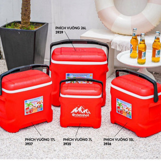 Phích Đựng Đá Vuông 7,15L Hokori Giữ Nhiệt Siêu Lâu Bản Giới Hạn Nhựa Việt Nhật Cao Cấp