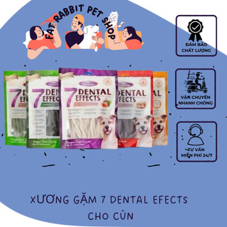 160gr xương gặm 7 dental efects cho cún 🐶🐶fat rabbit🐱freeship🐱hỏa tốc nội thành