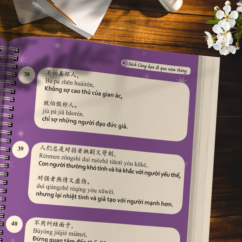 Sách-Combo:Cùng bạn đi qua năm tháng- sách song ngữ Trung - Việt