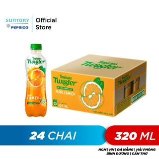 Thùng 24 Chai Nước Trái Cây Twister Cam (320ml /chai)