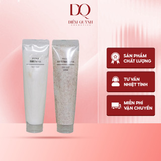 Sữa rửa mặt tẩy da chết Face soap SCrub Muji 100g Nhật Bản