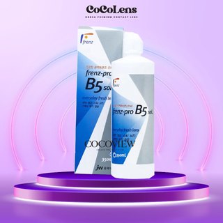 Nước ngâm làm sạch kính áp tròng hàn quốc frenz pro b5 sol everyday fresh lens 350ml