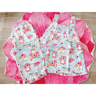 🐞Bộ tole (lanh)quần lửng áo dây số 2 ( 55kg - 62kg)🌺