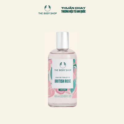 Nước Hoa Hương Hoa Hồng Anh Quốc British Rose Eau de Toilette 100ml The Body Shop