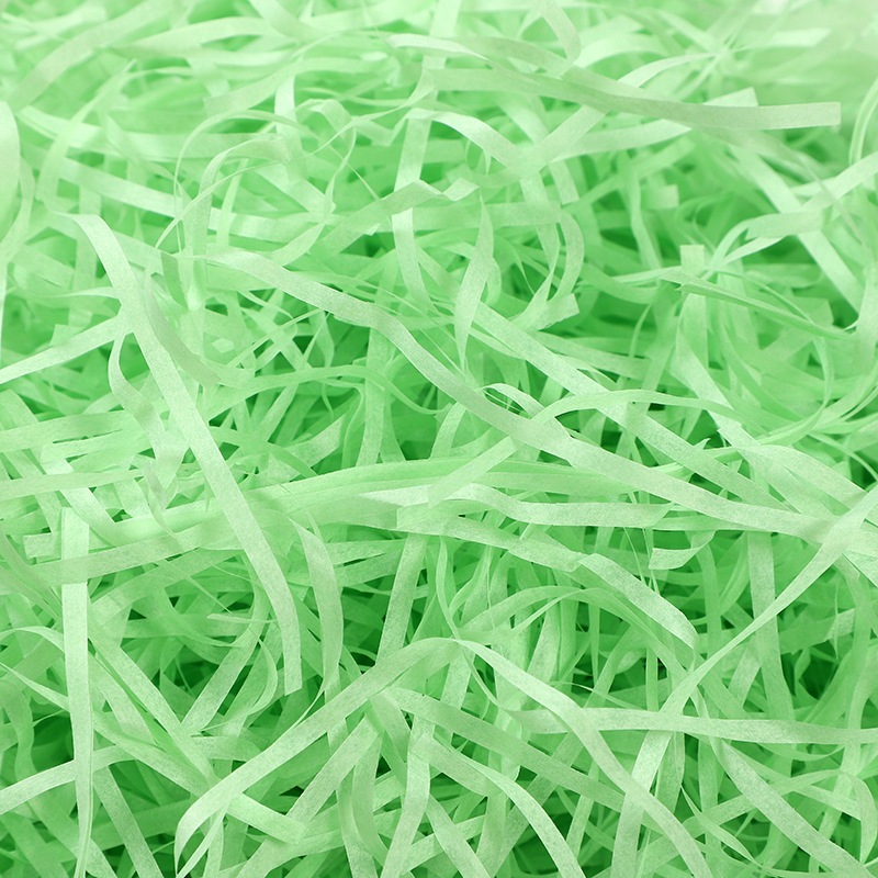[ RẺ VÔ ĐỊCH 1KG GIẤY NẾN MỎNG MỀM] 1KG Giấy Rơm Giấy Nến Cắt Sợi Lót Hộp Quà Tặng Màu Xanh Ngọc [20