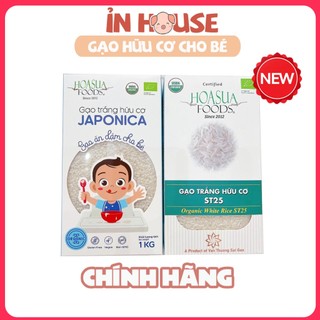 Gạo hữu cơ Hoa Sữa Foods nấu cháo nấu cơm nát cho bé ăn dặm