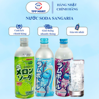 Hàng Nhập Khẩu Nước Giải Khát Sangaria (soda nhập khẩu Nhật Bản) 500ml