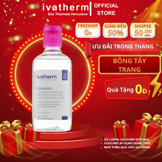 Nước tẩy trang Rosederm Anti - Redness Floslek Micellar Lotion IVATHERM da nhạy cảm 250ml