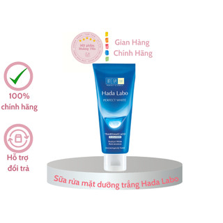 Sữa Rửa Mặt Dưỡng Trắng Cho Mọi Loại Da Hada Labo Perfect White Cleanser 80g