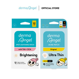Combo Derma Angel Acne Spot Lightening Patch 12 Miếng & Derma Angel Mix (D12N6)