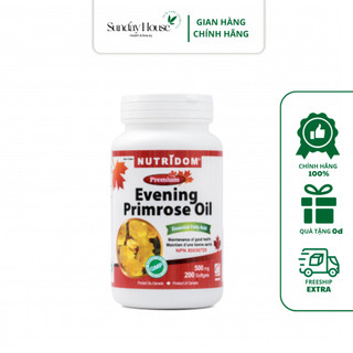 Evening Primrose Oil -VIÊN UỐNG DẦU HOA ANH THẢO CÂN BẰNG NỘI TIẾT TỐ NỮ-DAVID HEALTH CANADA