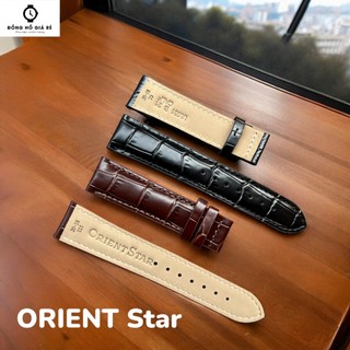 Dây đồng hồ da orient star size 18,19,20 ,21,22mm cho đồng hồ đeo tay