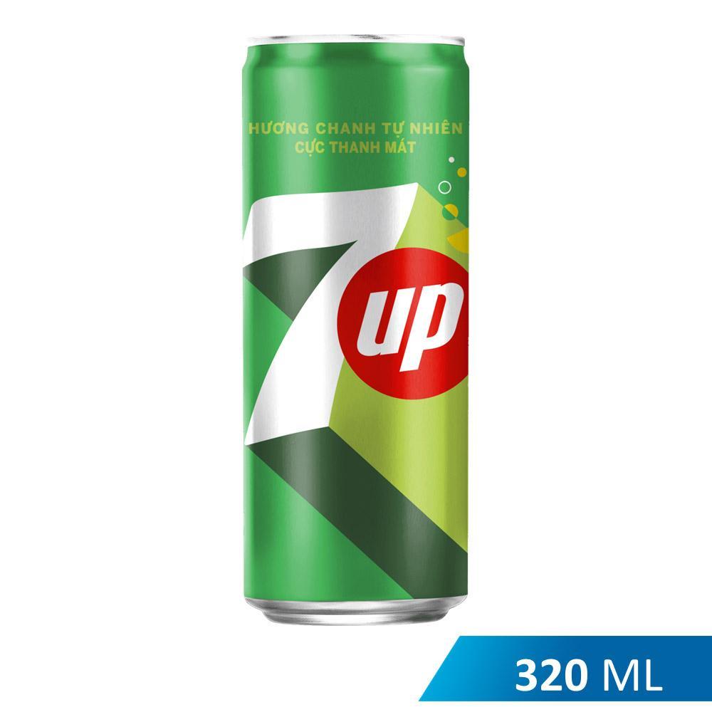 Nước giải khát 7up lon cao 320ml