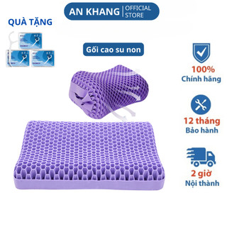 Gối ngủ cao su non cao cấp nhật bản mk-s108 dành cho người đau mỏi cổ, vai, gáy, khó ngủ, mất ngủ hỗ trợ ngủ ngon gs28