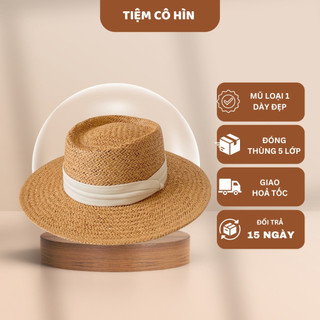 Mũ cói đi biển gaucho rộng vành bán chạy nhất Tiệm Cô Hìn ship 1h đóng thùng lỗi 1 đổi 1