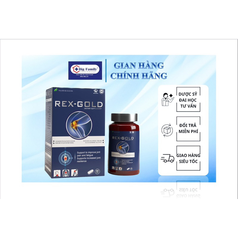 ✅CHÍNH HÃNG REX GOLD( Sụn cá mập)