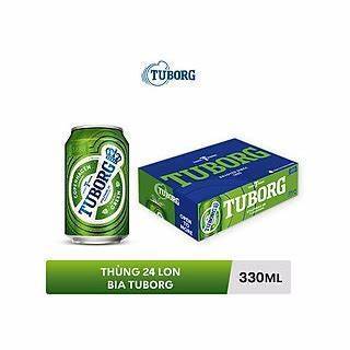 Bia Tuborg thùng 24 lon 330ml