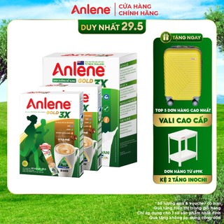 Combo 1 hộp Sữa Bột Anlene Gold Movepro Hương Vanilla 1,2Kg + 2 hộp Sữa Bột Anlene hương Cà phê hộp 310g