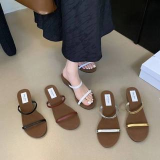 Sandal đế xuồng 2 quai mảnh qccc 2024