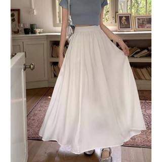 Chân Váy Xoè Xếp Ly Dáng Dài Maxi 90cm Váy Cạp Cao 7cm  Khoá Lệ Hông  Phủ 2 Lớp Chất Đũi Vân Mây Siêu Đẹp M69