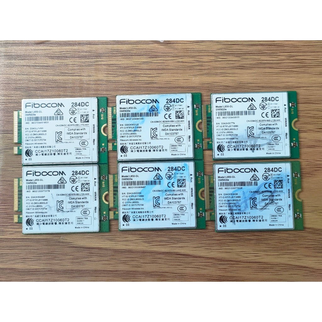 card wan DW5820e sử dụng thay cho laptop dell Latitude 5300, 5300 2-in-1, 5500, 5501, 5401, 5400, 33