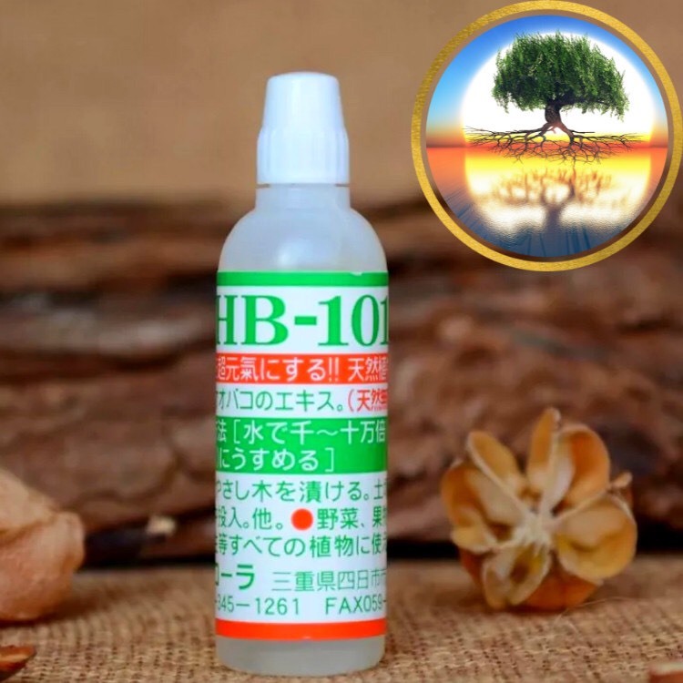 Lọ phân bón hữu cơ kích rể HB-101 Nhật Bản giúp tăng trưởng cây xanh lá, lọ 6ml-Hàng chính hãng có t