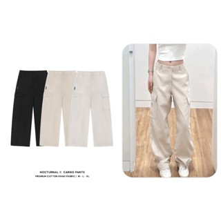 Quần Kaki Dài Túi Hộp Ống Suông Cargo Pants NOCTURNAL Nam Nữ Unisex Local Brand
