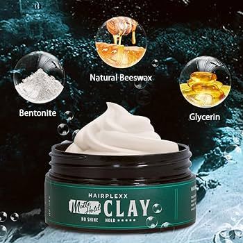 Sáp vuốt tóc nam Hairplexx Clay USA 80g, sáp giữ nếp tóc đất sét tạo kiểu chính hãng