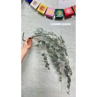 Lá táo rủ 1 cụm 5 nhánh lá lụa cao cấp, hoa điểm, phụ kiện cắm hoa để bàn, cắm lọ hoa, lá hoa điểm, lá lụa