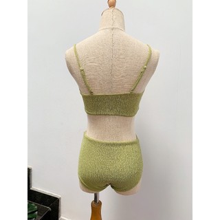 Bikini liền thân đắp chéo phối khoen