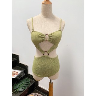 Bikini liền thân đắp chéo phối khoen